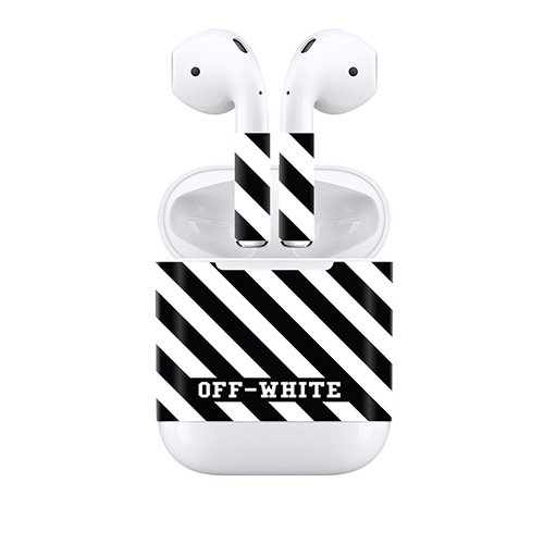 Наклейки на AIRPODS off White