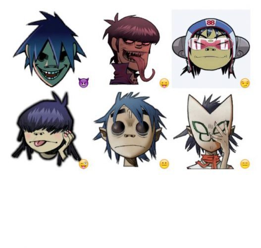 Стикеры гориллаз