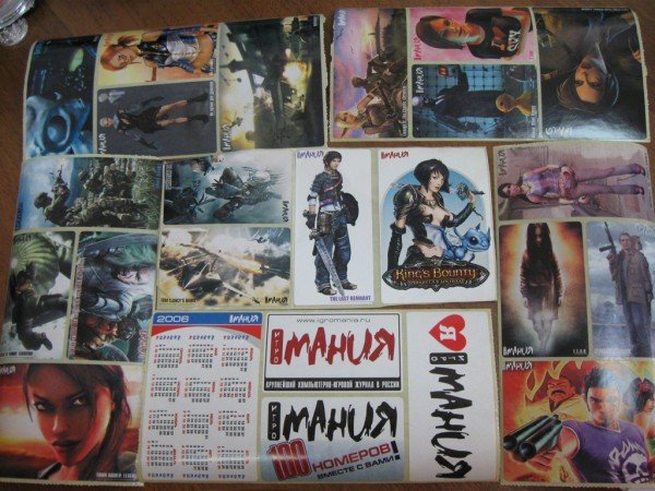 Журнал Игромания наклейки