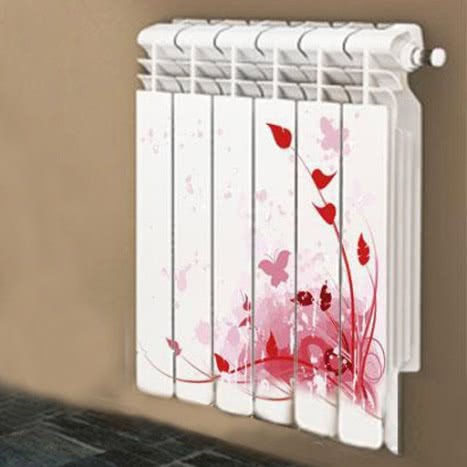 Разрисованные батареи отопления
