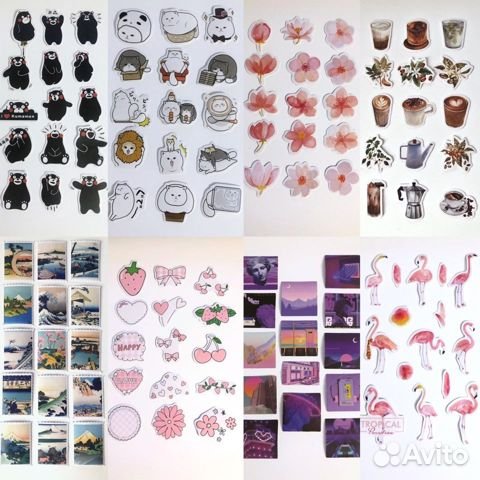 Прозрачные наклейки