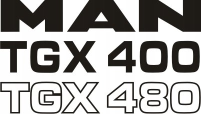 Man TGL наклейки
