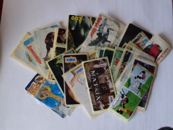 Наклейки от жвачек