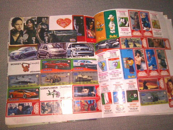 Альбом с наклейками из детства