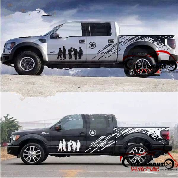 Плёнка наклейка на пикап