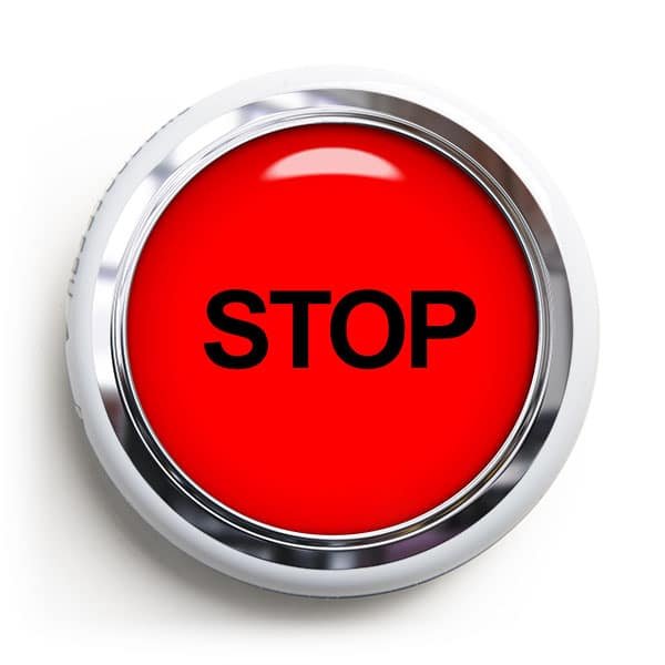 Наклейка стоп