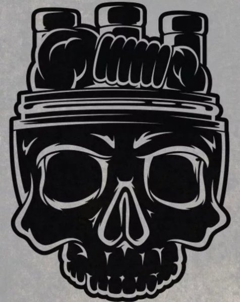 Вэйп с черепом