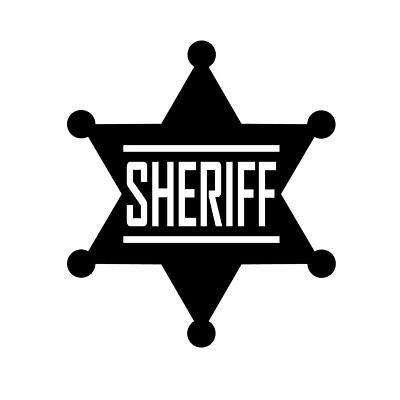 Наклейки Шериф на автомобиль