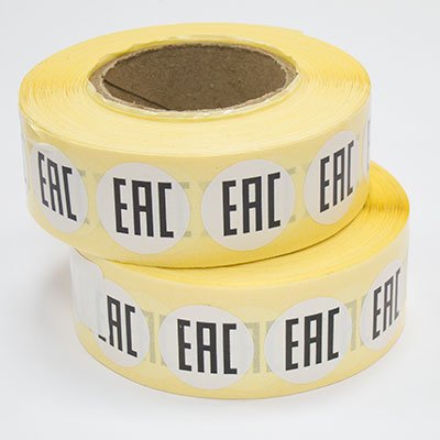 ЕАС наклейка