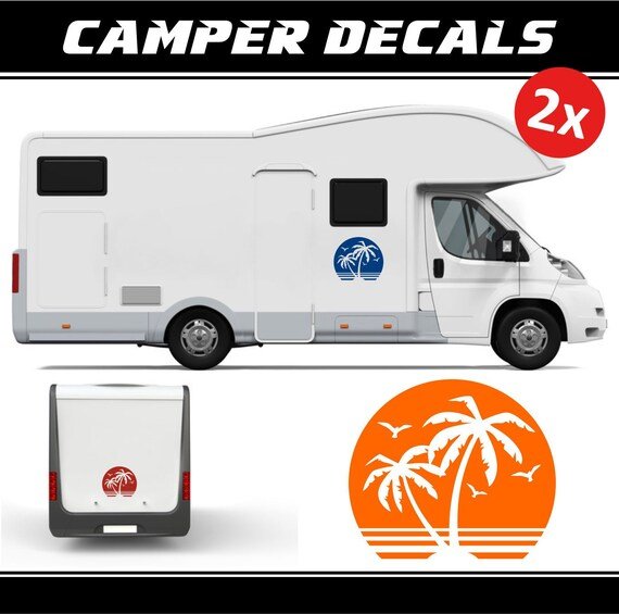 Наклейки на кемпер компас