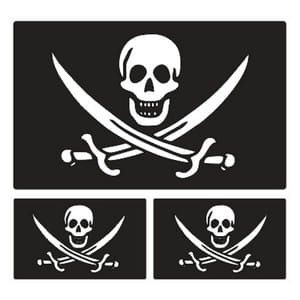 Пиратские наклейки