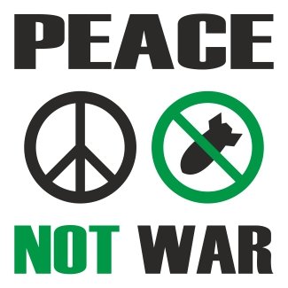 Антивоенные наклейки