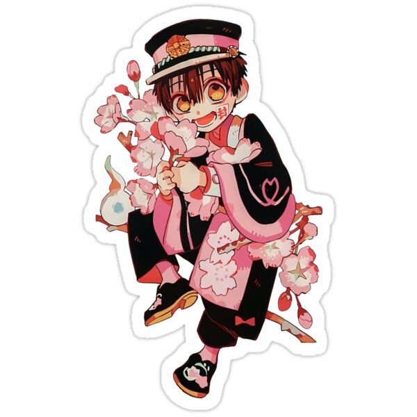 Туалетный мальчик Ханако кун Чиби Стикеры