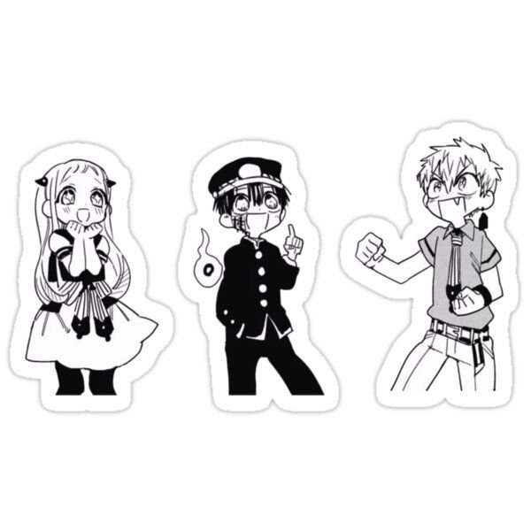 Наклейки туалетный мальчик Ханако кун