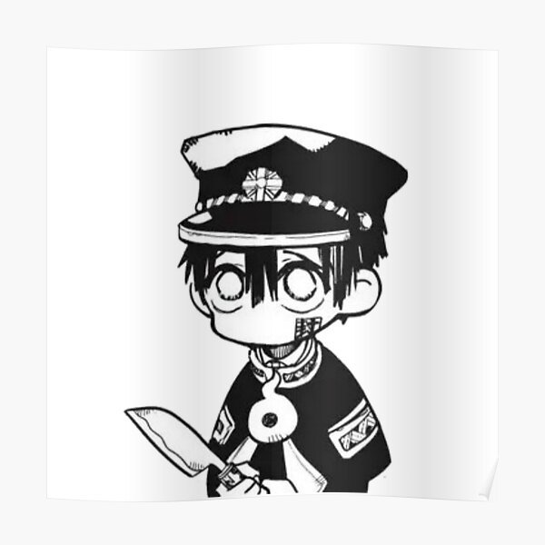 Наклейки аниме туалетный мальчик Ханако