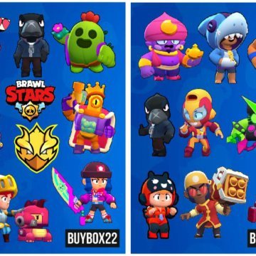 Наклейки Brawl Stars