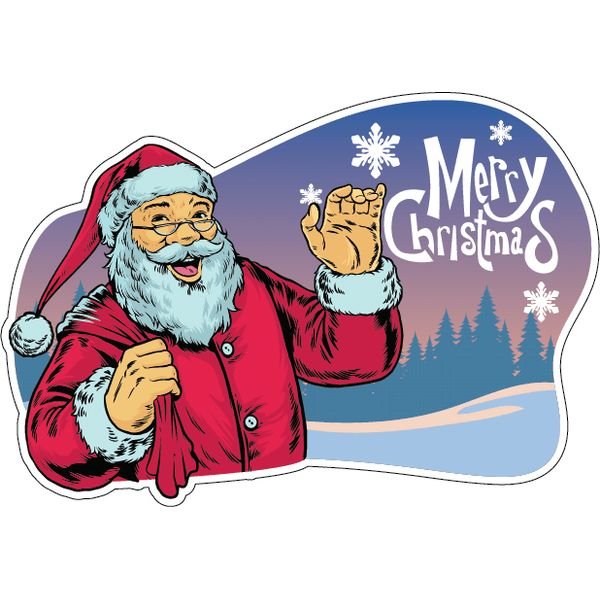 Numb Santa наклейка цена