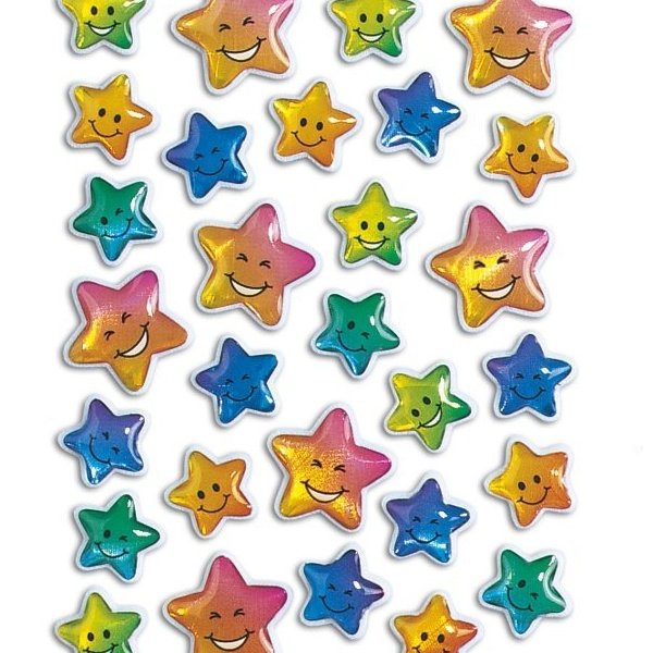 Наклейки звездочки для детей