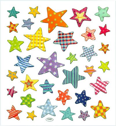 Наклейка - звездочки