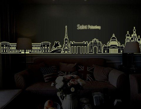 Наклейка на стену Санкт Петербург