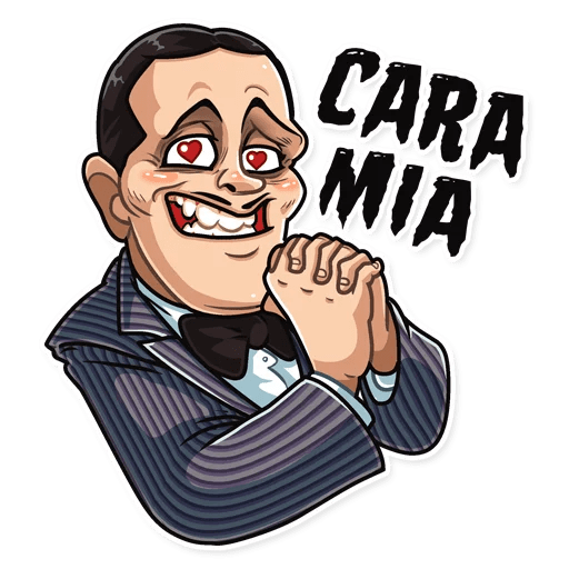 Addams Family Стикеры телеграмм