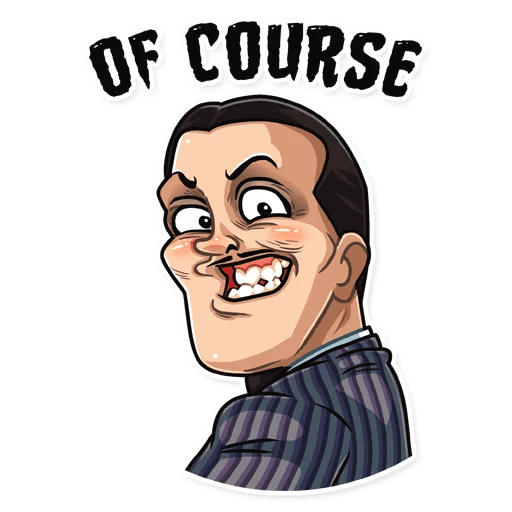 Стикеры семейка Аддамс