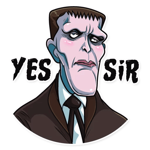 Семейка Аддамс Стикеры телеграмм