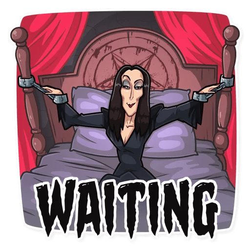 Стикеры семейка Аддамс