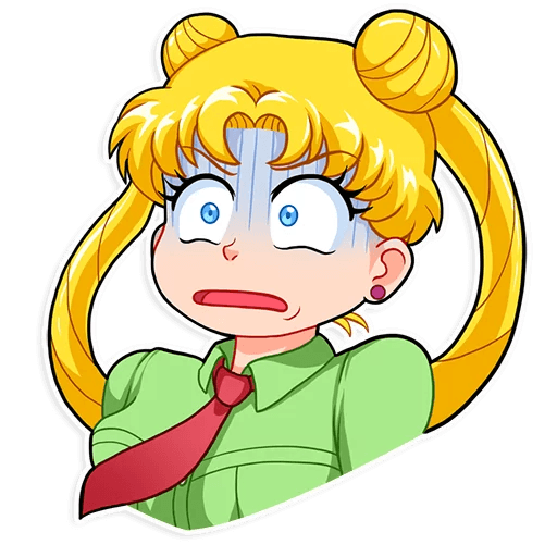 Набор стикеров Сейлор Мун