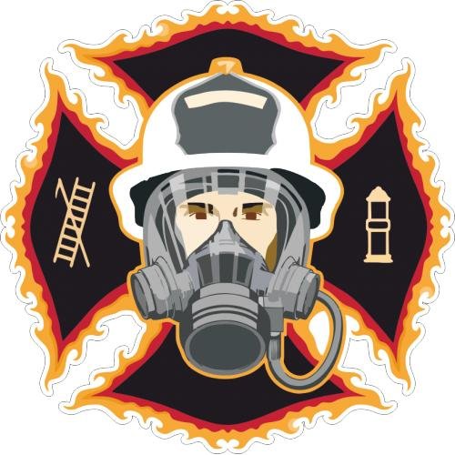 Пожарные наклейки