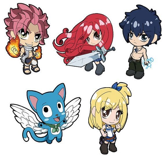 Стикеры аниме Фейри Тейл