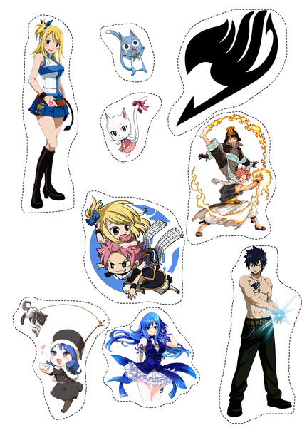Fairy Tail Стикеры