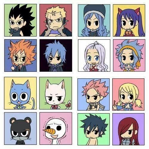 Стикеры аниме Фейри Тейл