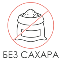 Без сахара значок