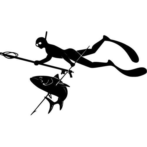 Подводной охотник знак