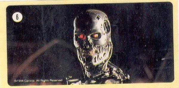 Наклейки Терминатор 2 из жвачек