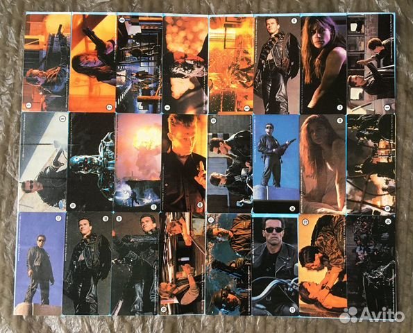 Наклейки 90х годов Терминатор