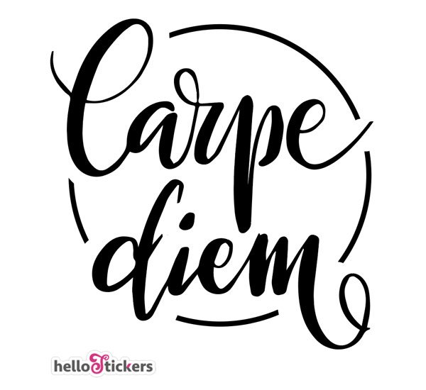 Carpe Diem тату эскиз