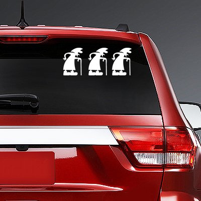 Наклейка на авто бабушка