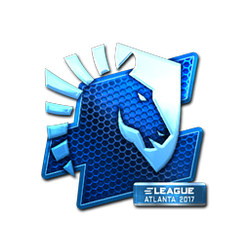 Синие наклейки КС го