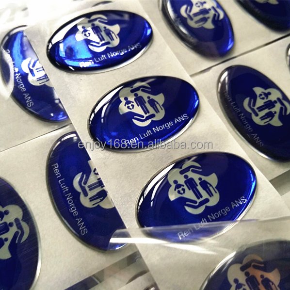 Наклейки с заливкой полимерной смолой