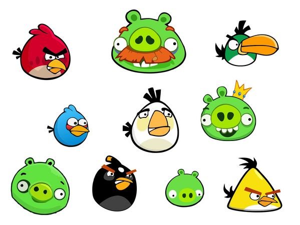 Стикеры Angry Birds