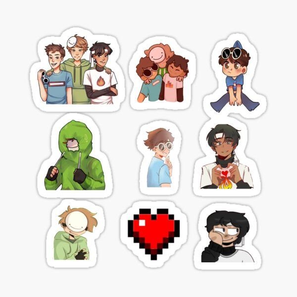 Наклейки Dream smp