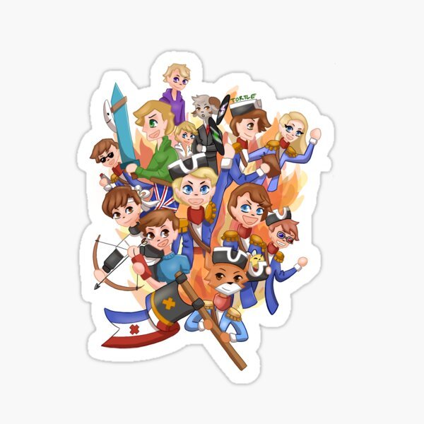 Наклейки Dream smp