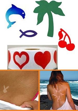 Тату от загара