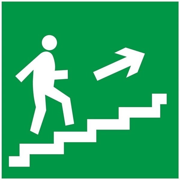 Эвакуационный выход табличка