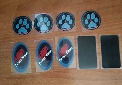 Scher-Khan наклейка на лобовое