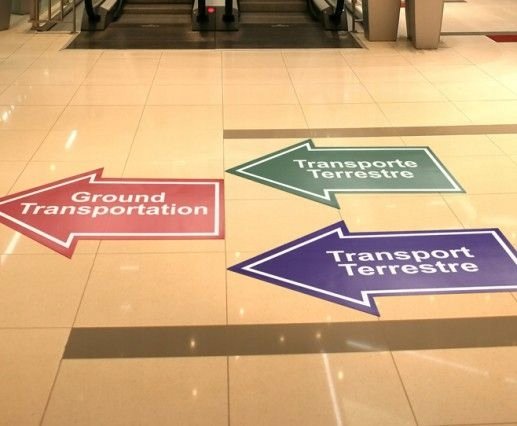 Напольные наклейки