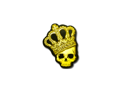 Boss наклейка КС го