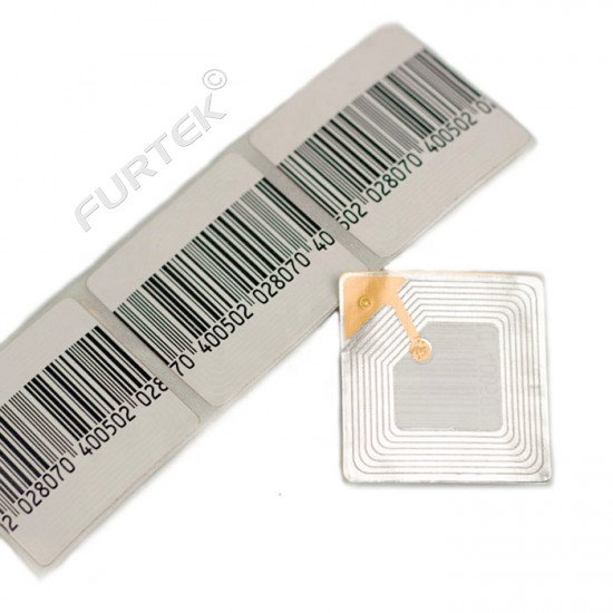 Этикетка радиочастотная деактивируемая 40 40 мм штрих-код